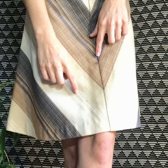 SOLD vtg A-line skirt, 24/xs - Picture 6 of 11